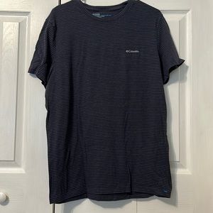 Men’s Columbia T-Shirt, Stripes, Size L